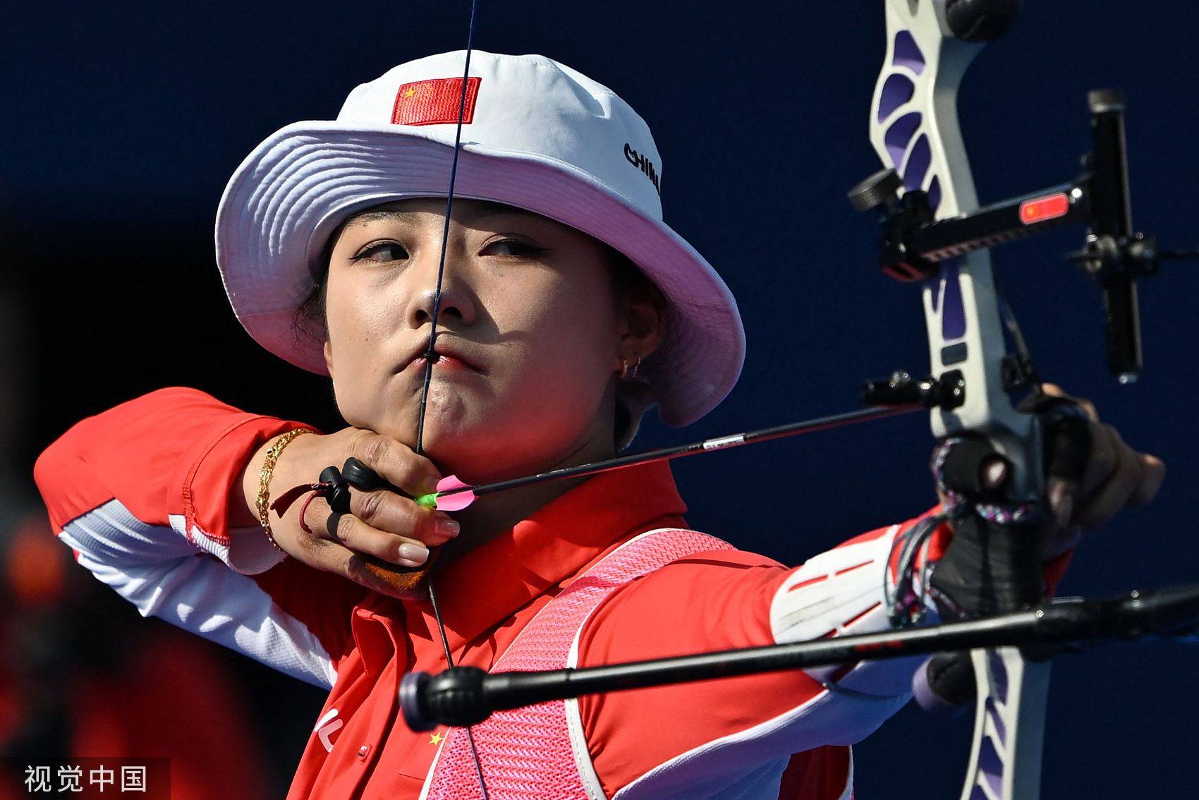 射箭女子个人决赛法国队选手登顶 射箭女子个人决赛法国队选手登顶